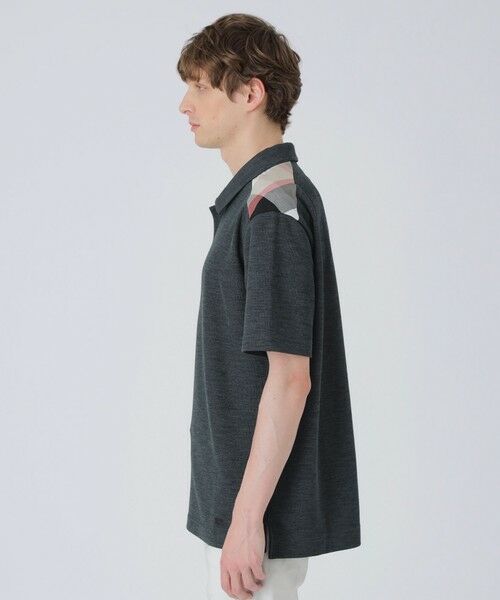 BLUE LABEL / BLACK LABEL CRESTBRIDGE / ブルーレーベル / ブラックレーベル・クレストブリッジ  カットソー | ショルダーチェックスキッパーポロシャツ | 詳細9