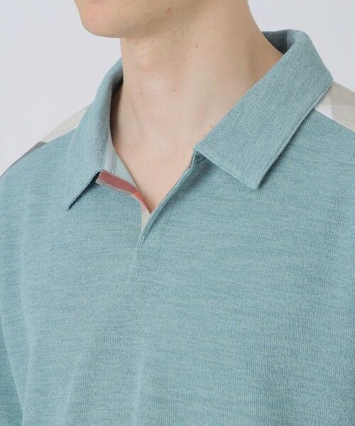 BLUE LABEL / BLACK LABEL CRESTBRIDGE / ブルーレーベル / ブラックレーベル・クレストブリッジ  カットソー | ショルダーチェックスキッパーポロシャツ | 詳細18