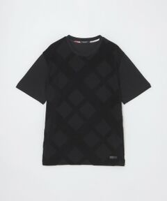 BLUE LABEL / BLACK LABEL CRESTBRIDGE / ブルーレーベル / ブラックレーベル・クレストブリッジ  カットソー | パイルシャドーチェックTシャツ