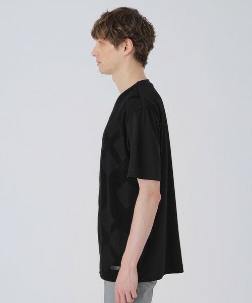 BLUE LABEL / BLACK LABEL CRESTBRIDGE / ブルーレーベル / ブラックレーベル・クレストブリッジ  カットソー | パイルシャドーチェックTシャツ | 詳細7