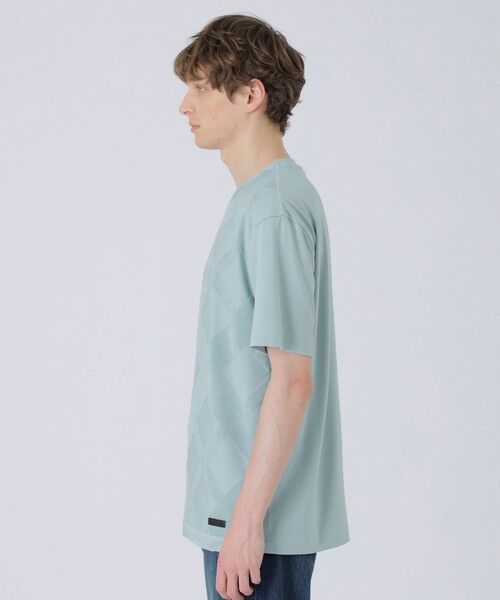 BLUE LABEL / BLACK LABEL CRESTBRIDGE / ブルーレーベル / ブラックレーベル・クレストブリッジ  カットソー | パイルシャドーチェックTシャツ | 詳細17