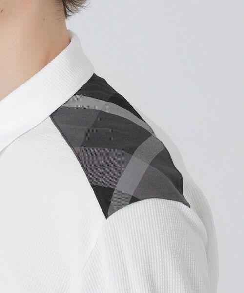BLUE LABEL / BLACK LABEL CRESTBRIDGE / ブルーレーベル / ブラックレーベル・クレストブリッジ  カットソー | 【一部店舗限定】ショルダーチェックサッカーポロシャツ | 詳細4