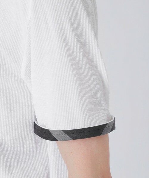 BLUE LABEL / BLACK LABEL CRESTBRIDGE / ブルーレーベル / ブラックレーベル・クレストブリッジ  カットソー | 【一部店舗限定】ショルダーチェックサッカーポロシャツ | 詳細5