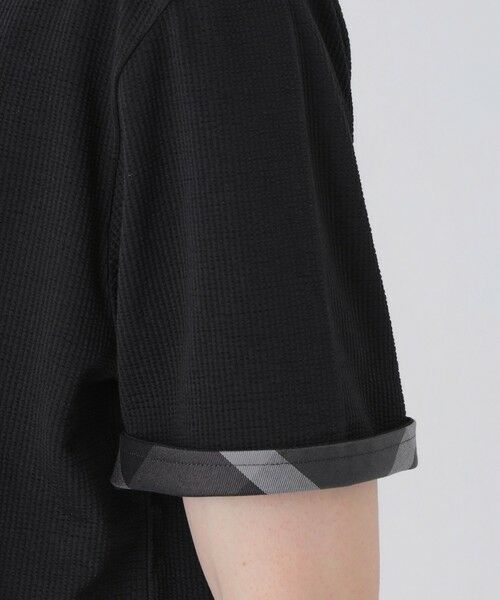 BLUE LABEL / BLACK LABEL CRESTBRIDGE / ブルーレーベル / ブラックレーベル・クレストブリッジ  カットソー | 【一部店舗限定】ショルダーチェックサッカーポロシャツ | 詳細12