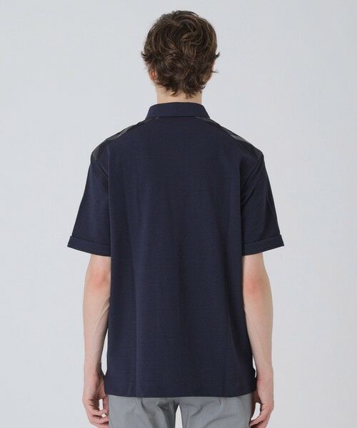 BLUE LABEL / BLACK LABEL CRESTBRIDGE / ブルーレーベル / ブラックレーベル・クレストブリッジ  カットソー | 【一部店舗限定】ショルダーチェックサッカーポロシャツ | 詳細24