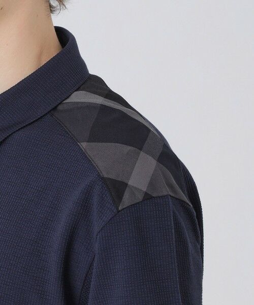 BLUE LABEL / BLACK LABEL CRESTBRIDGE / ブルーレーベル / ブラックレーベル・クレストブリッジ  カットソー | 【一部店舗限定】ショルダーチェックサッカーポロシャツ | 詳細25