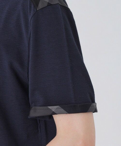 BLUE LABEL / BLACK LABEL CRESTBRIDGE / ブルーレーベル / ブラックレーベル・クレストブリッジ  カットソー | 【一部店舗限定】ショルダーチェックサッカーポロシャツ | 詳細26