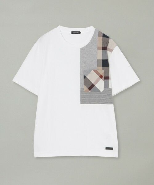 BLUE LABEL / BLACK LABEL CRESTBRIDGE / ブルーレーベル / ブラックレーベル・クレストブリッジ カットソー | 【一部店舗限定】クレストブリッジチェックパッチワークTシャツ | 詳細6