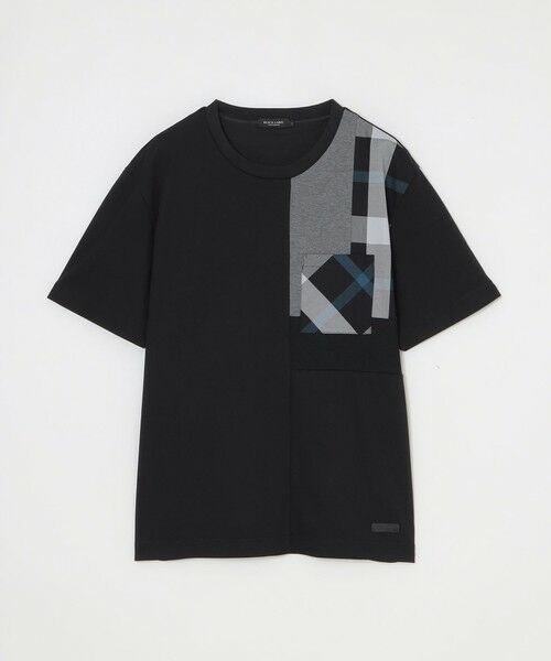 BLUE LABEL / BLACK LABEL CRESTBRIDGE / ブルーレーベル / ブラックレーベル・クレストブリッジ カットソー | 【一部店舗限定】クレストブリッジチェックパッチワークTシャツ | 詳細12