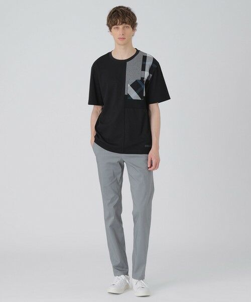 BLUE LABEL / BLACK LABEL CRESTBRIDGE / ブルーレーベル / ブラックレーベル・クレストブリッジ カットソー | 【一部店舗限定】クレストブリッジチェックパッチワークTシャツ | 詳細7
