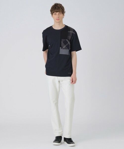 BLUE LABEL / BLACK LABEL CRESTBRIDGE / ブルーレーベル / ブラックレーベル・クレストブリッジ カットソー | 【一部店舗限定】クレストブリッジチェックパッチワークTシャツ | 詳細13