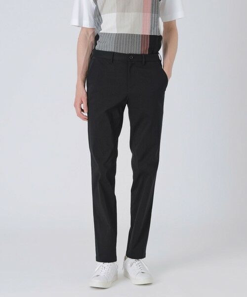 BLUE LABEL / BLACK LABEL CRESTBRIDGE / ブルーレーベル / ブラックレーベル・クレストブリッジ その他パンツ | アポロックナイロンストレッチトラウザーズ(ブラック)