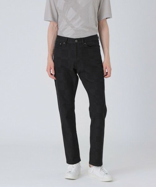 BLUE LABEL / BLACK LABEL CRESTBRIDGE / ブルーレーベル / ブラックレーベル・クレストブリッジ  その他パンツ | シャドーチェックデニム（ブラック）