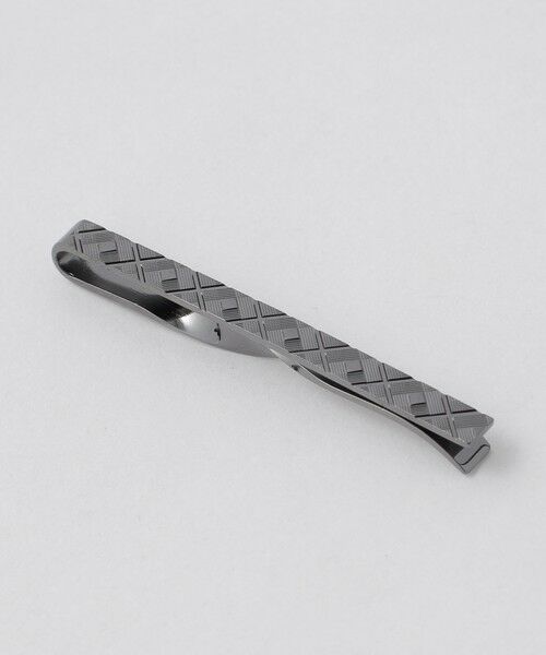 BLUE LABEL / BLACK LABEL CRESTBRIDGE / ブルーレーベル / ブラックレーベル・クレストブリッジ  その他小物 | リバーシブルオールダイヤカットタイバー（ブラック）