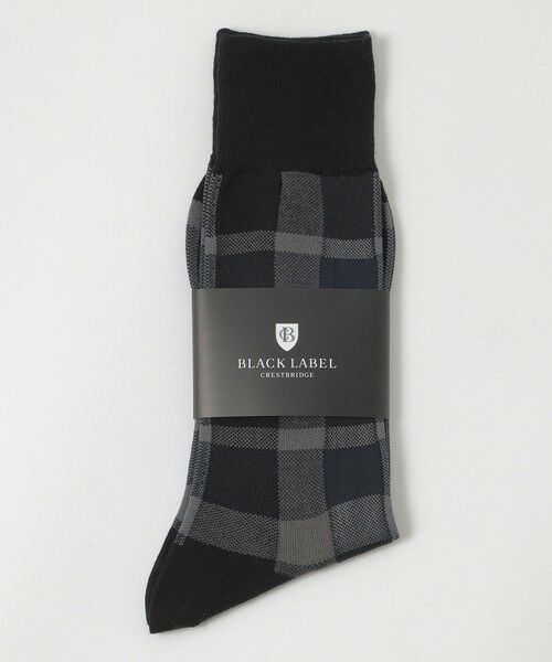 BLUE LABEL / BLACK LABEL CRESTBRIDGE / ブルーレーベル / ブラックレーベル・クレストブリッジ  その他小物 | クレストブリッジチェックソックス（ネイビー1）