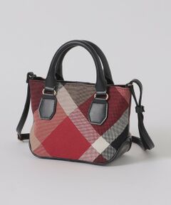 BLUE LABEL / BLACK LABEL CRESTBRIDGE / ブルーレーベル / ブラックレーベル・クレストブリッジ  ショルダーバッグ | クレストブリッジチェックキャンバスミニバッグ