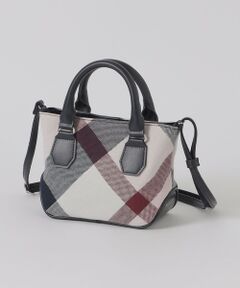 BLUE LABEL / BLACK LABEL CRESTBRIDGE / ブルーレーベル / ブラックレーベル・クレストブリッジ  ショルダーバッグ | クレストブリッジチェックキャンバスミニバッグ
