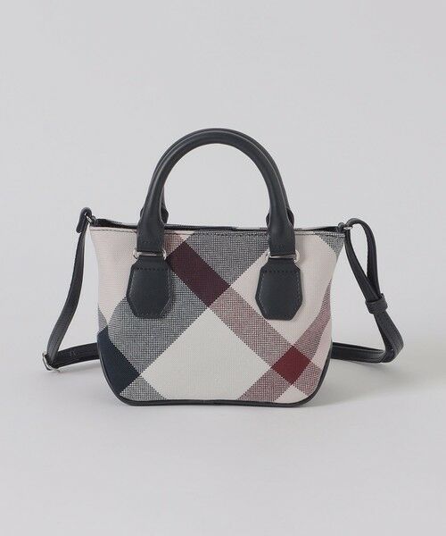 BLUE LABEL / BLACK LABEL CRESTBRIDGE / ブルーレーベル / ブラックレーベル・クレストブリッジ  ショルダーバッグ | クレストブリッジチェックキャンバスミニバッグ | 詳細10