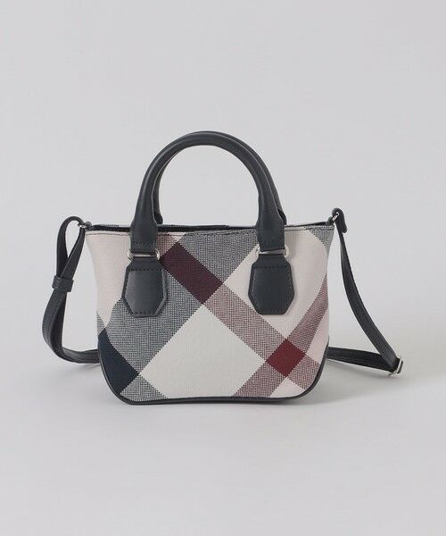 BLUE LABEL / BLACK LABEL CRESTBRIDGE / ブルーレーベル / ブラックレーベル・クレストブリッジ  ショルダーバッグ | クレストブリッジチェックキャンバスミニバッグ | 詳細8