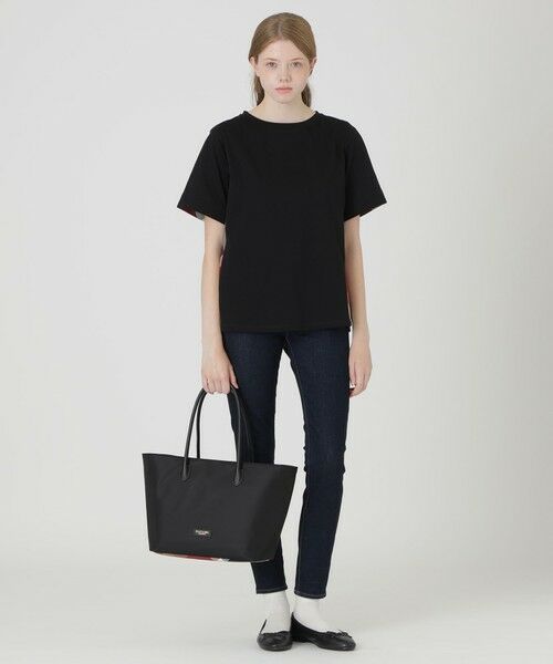 BLUE LABEL / BLACK LABEL CRESTBRIDGE / ブルーレーベル / ブラックレーベル・クレストブリッジ  ショルダーバッグ | パーシャルクレストブリッジチェックナイロントート | 詳細2