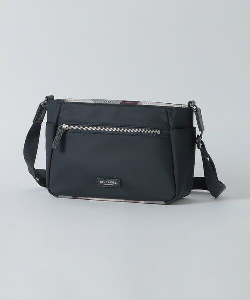 BLUE LABEL / BLACK LABEL CRESTBRIDGE / ブルーレーベル / ブラックレーベル・クレストブリッジ  ショルダーバッグ | パーシャルクレストブリッジチェックナイロンミニショルダー（ネイビー3）