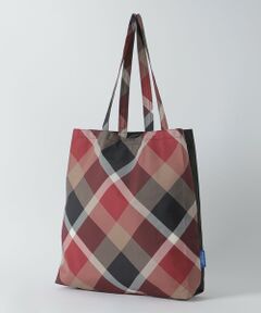 BLUE LABEL / BLACK LABEL CRESTBRIDGE / ブルーレーベル / ブラックレーベル・クレストブリッジ  ショルダーバッグ | パーシャルクレストブリッジチェックエコバッグ