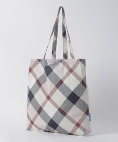 BLUE LABEL / BLACK LABEL CRESTBRIDGE / ブルーレーベル / ブラックレーベル・クレストブリッジ  ショルダーバッグ | パーシャルクレストブリッジチェックエコバッグ