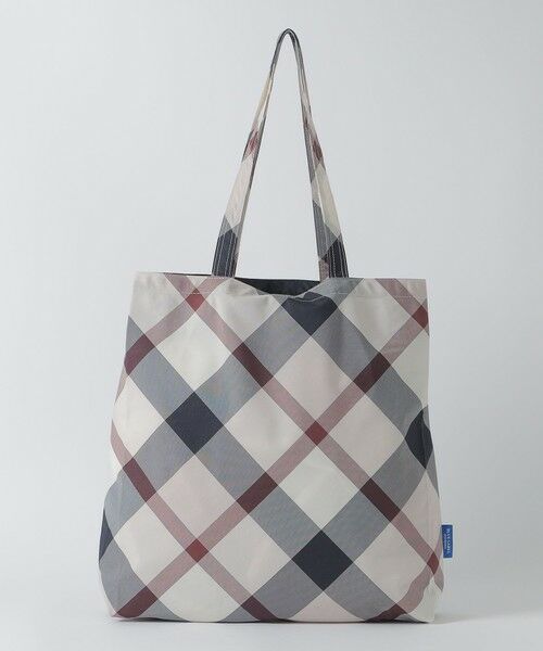 BLUE LABEL / BLACK LABEL CRESTBRIDGE / ブルーレーベル / ブラックレーベル・クレストブリッジ  ショルダーバッグ | パーシャルクレストブリッジチェックエコバッグ | 詳細10