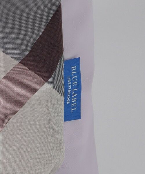 BLUE LABEL / BLACK LABEL CRESTBRIDGE / ブルーレーベル / ブラックレーベル・クレストブリッジ  ショルダーバッグ | パーシャルクレストブリッジチェックエコバッグ | 詳細13