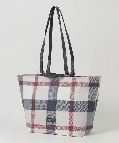 BLUE LABEL / BLACK LABEL CRESTBRIDGE / ブルーレーベル / ブラックレーベル・クレストブリッジ  ショルダーバッグ | クレストブリッジチェックPVCトート（パープル6）