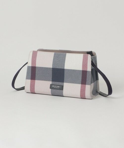 BLUE LABEL / BLACK LABEL CRESTBRIDGE / ブルーレーベル / ブラックレーベル・クレストブリッジ  ショルダーバッグ | クレストブリッジチェックPVCミニショルダー（パープル6）