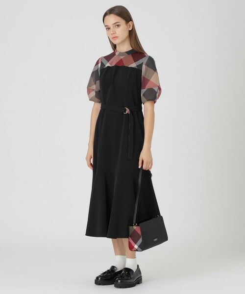 BLUE LABEL / BLACK LABEL CRESTBRIDGE / ブルーレーベル / ブラックレーベル・クレストブリッジ  ショルダーバッグ | パーシャルクレストブリッジチェックPVCミニショルダー | 詳細2