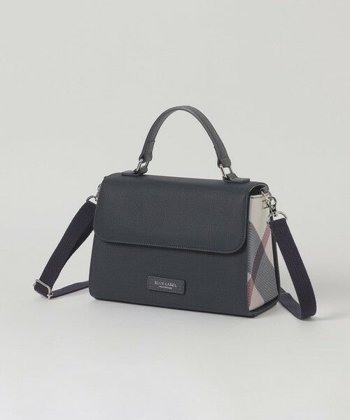 BLUE LABEL / BLACK LABEL CRESTBRIDGE / ブルーレーベル / ブラックレーベル・クレストブリッジ  ショルダーバッグ | PVCトップハンドルバッグ（ネイビー3）