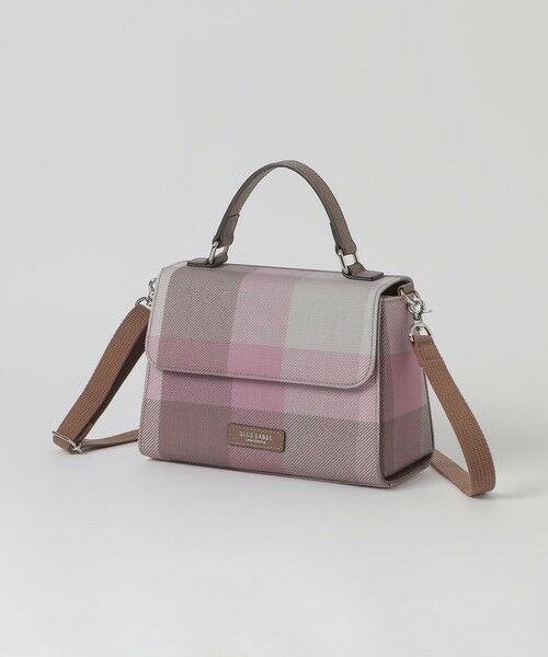 BLUE LABEL / BLACK LABEL CRESTBRIDGE / ブルーレーベル / ブラックレーベル・クレストブリッジ  ショルダーバッグ | PVCトップハンドルバッグ（パープル3）
