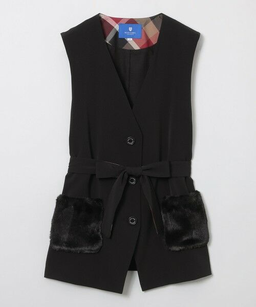 BLUE LABEL / BLACK LABEL CRESTBRIDGE / ブルーレーベル / ブラックレーベル・クレストブリッジ  その他アウター | ファーポケットジレ | 詳細7