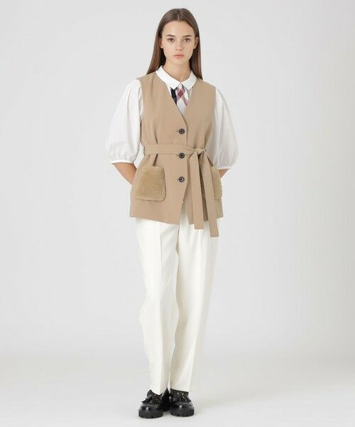 BLUE LABEL / BLACK LABEL CRESTBRIDGE / ブルーレーベル / ブラックレーベル・クレストブリッジ  その他アウター | ファーポケットジレ | 詳細9