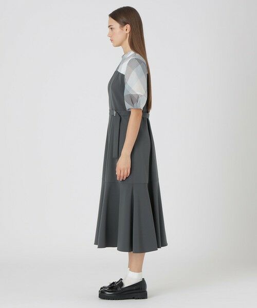 BLUE LABEL / BLACK LABEL CRESTBRIDGE / ブルーレーベル / ブラックレーベル・クレストブリッジ  ドレス | ストレッチツイルビスチェドレス | 詳細1
