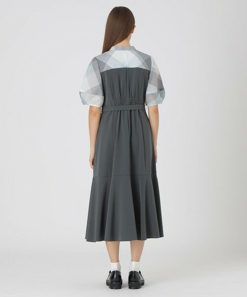 BLUE LABEL / BLACK LABEL CRESTBRIDGE / ブルーレーベル / ブラックレーベル・クレストブリッジ  ドレス | ストレッチツイルビスチェドレス | 詳細2