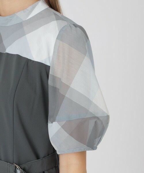 BLUE LABEL / BLACK LABEL CRESTBRIDGE / ブルーレーベル / ブラックレーベル・クレストブリッジ  ドレス | ストレッチツイルビスチェドレス | 詳細5