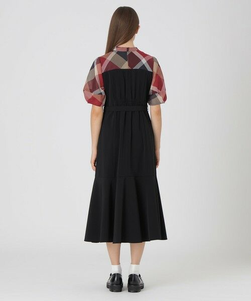 BLUE LABEL / BLACK LABEL CRESTBRIDGE / ブルーレーベル / ブラックレーベル・クレストブリッジ  ドレス | ストレッチツイルビスチェドレス | 詳細9