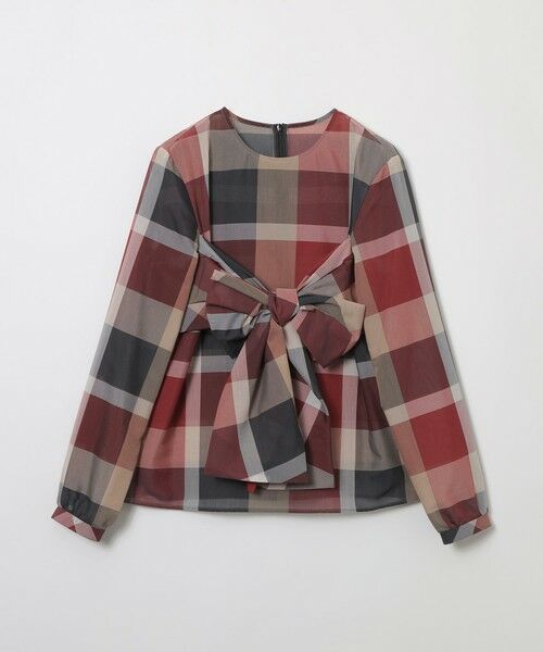 BLUE LABEL / BLACK LABEL CRESTBRIDGE / ブルーレーベル / ブラックレーベル・クレストブリッジ  シャツ・ブラウス | クレストブリッジチェックシアーボイルリボンブラウス | 詳細7