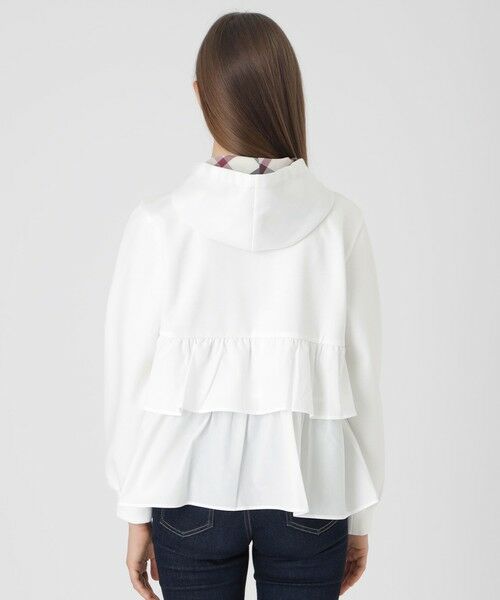 BLUE LABEL / BLACK LABEL CRESTBRIDGE / ブルーレーベル / ブラックレーベル・クレストブリッジ  カットソー | フリルデザインダンボールパーカー | 詳細4