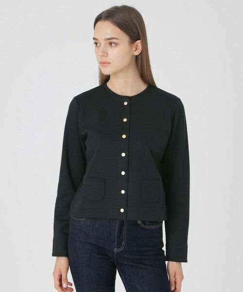 BLUE LABEL / BLACK LABEL CRESTBRIDGE / ブルーレーベル / ブラックレーベル・クレストブリッジ  カットソー | ダンボールカーディガン（ブラック）