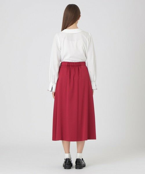BLUE LABEL / BLACK LABEL CRESTBRIDGE / ブルーレーベル / ブラックレーベル・クレストブリッジ  ミニ・ひざ丈スカート | マットサテンアシンメトリースカート | 詳細19
