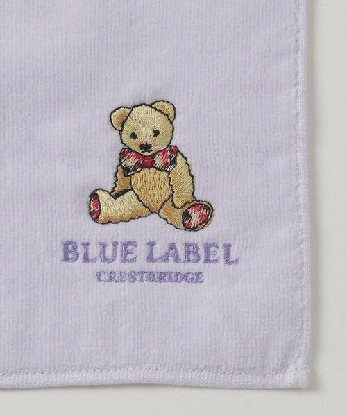 BLUE LABEL / BLACK LABEL CRESTBRIDGE / ブルーレーベル / ブラックレーベル・クレストブリッジ  その他小物 | BEAR刺繍タオルハンカチ | 詳細3