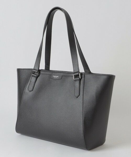 BLUE LABEL / BLACK LABEL CRESTBRIDGE / ブルーレーベル / ブラックレーベル・クレストブリッジ  ショルダーバッグ | シュリンクレザートートバッグ（ブラック）