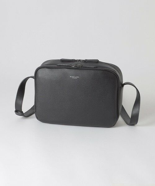 BLUE LABEL / BLACK LABEL CRESTBRIDGE / ブルーレーベル / ブラックレーベル・クレストブリッジ  ショルダーバッグ | シュリンクレザーショルダー（ブラック）