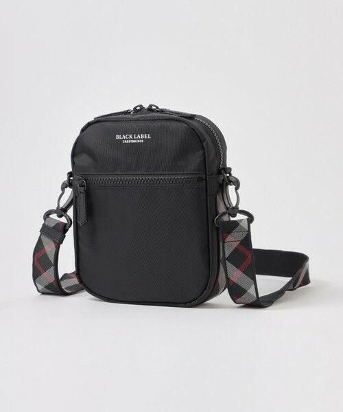 BLUE LABEL / BLACK LABEL CRESTBRIDGE / ブルーレーベル / ブラックレーベル・クレストブリッジ  ショルダーバッグ | 【一部店舗限定】クレストブリッジチェックテープミニショルダーバッグ（ブラック）