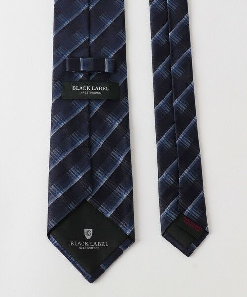BLUE LABEL / BLACK LABEL CRESTBRIDGE / ブルーレーベル / ブラックレーベル・クレストブリッジ  ネクタイ | インポートサテンサックスチェックタイ | 詳細1