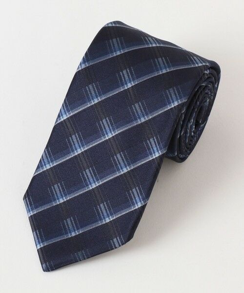 BLUE LABEL / BLACK LABEL CRESTBRIDGE / ブルーレーベル / ブラックレーベル・クレストブリッジ  ネクタイ | インポートサテンサックスチェックタイ | 詳細2